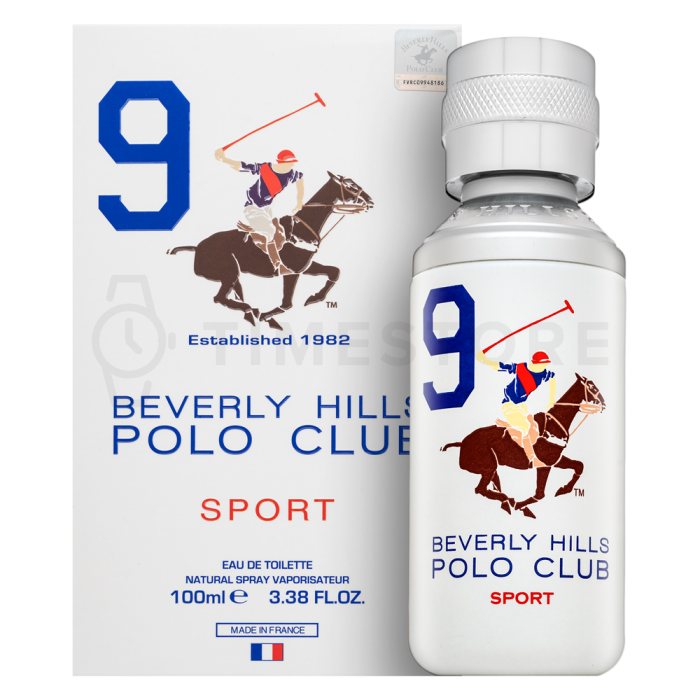 Beverly Hills Polo Club 9 Sport Eau de Toilette para hombre 100 ml