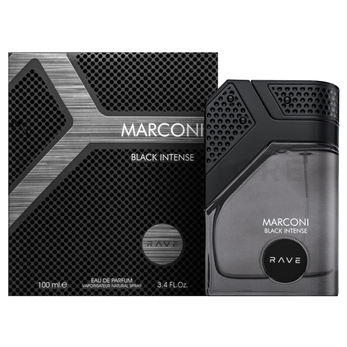 Rave Marconi Black Intense Eau de Parfum da uomo 100 ml