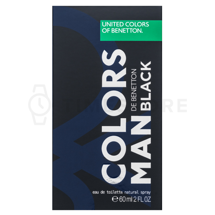 Benetton Colors de Benetton Man Black Eau de Toilette da uomo 60 ml
