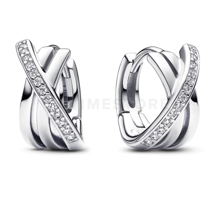 Náušnice Pandora Signature