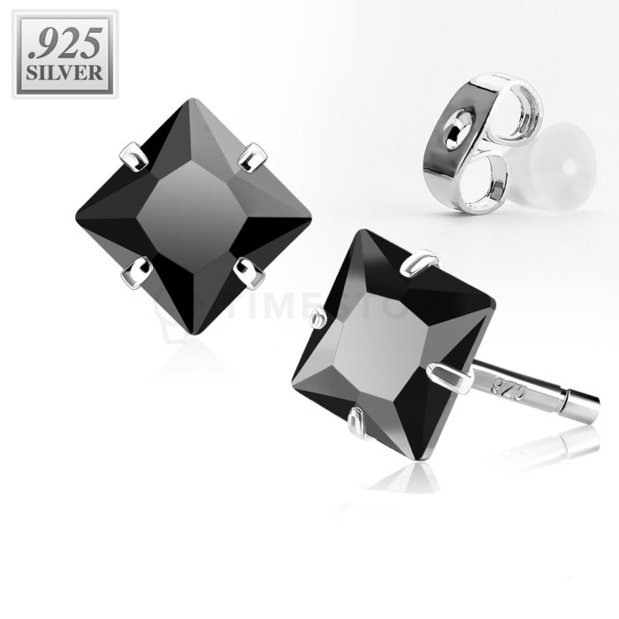 Náušnice ze stříbra 925 s kubickými zirkony