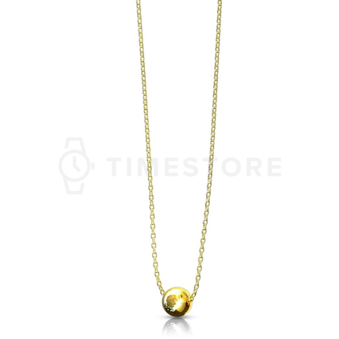 Náhrdelník z chirurgické oceli s kuličkovým přívěskem