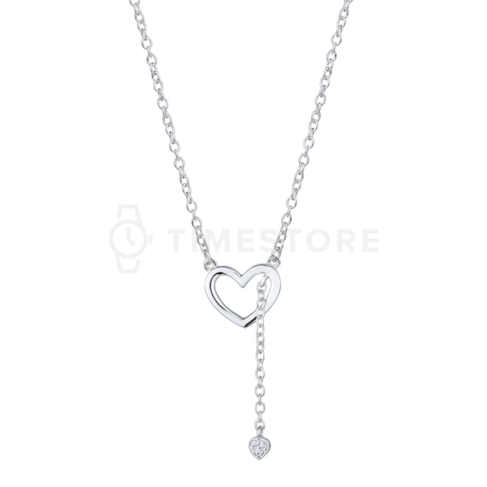 Colier din argint cu inimi