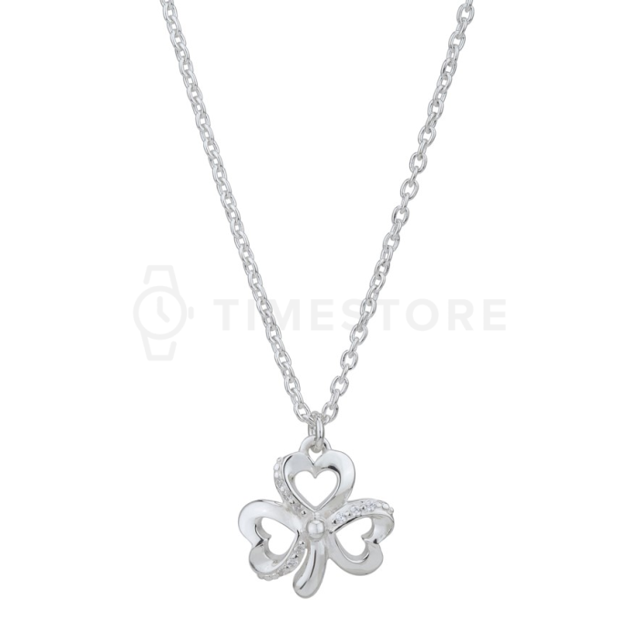 Colier din argint cu treflă