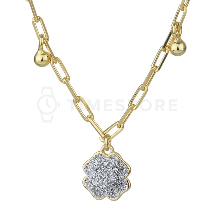 Colier din argint de culoare aurie cu pandantive