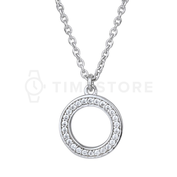Colier din argint cu pandantiv rotund