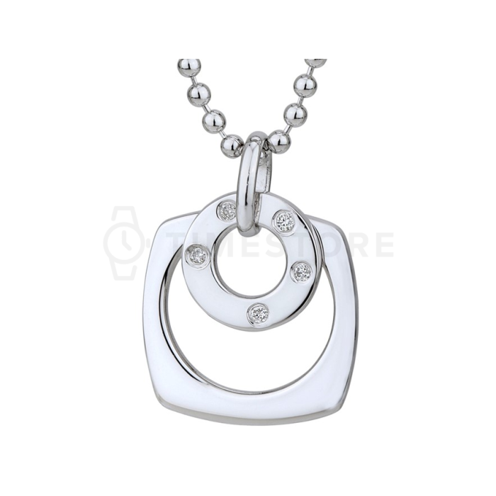 Colier din argint cu diamant