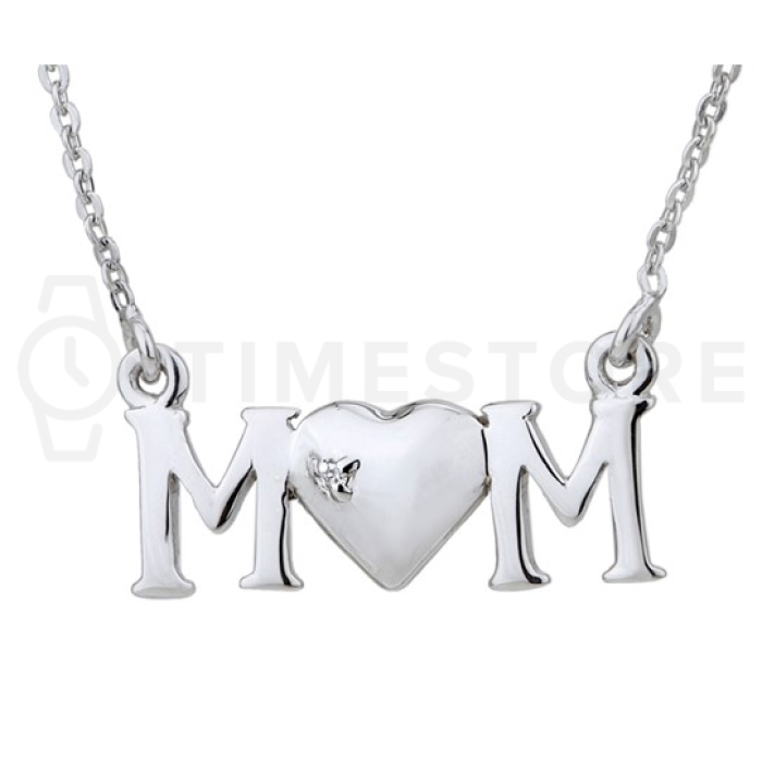 Colier din argint cu diamant