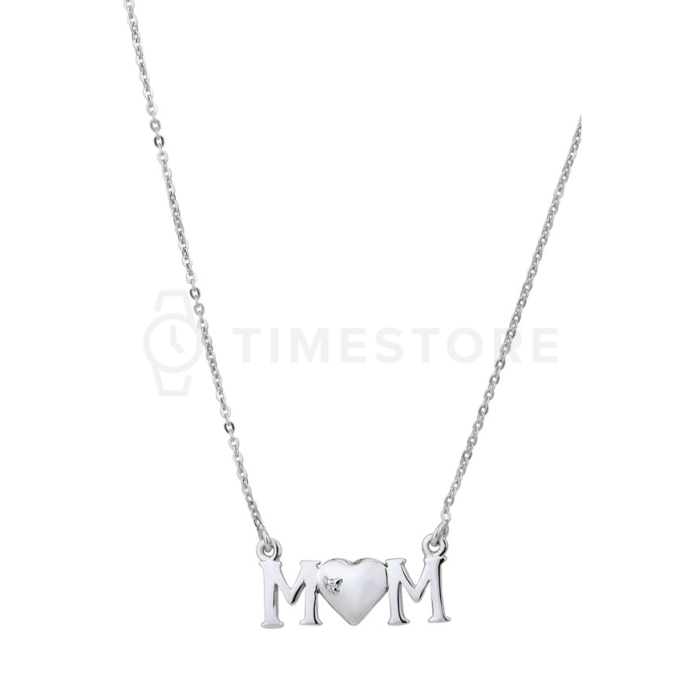 Colier din argint cu diamant