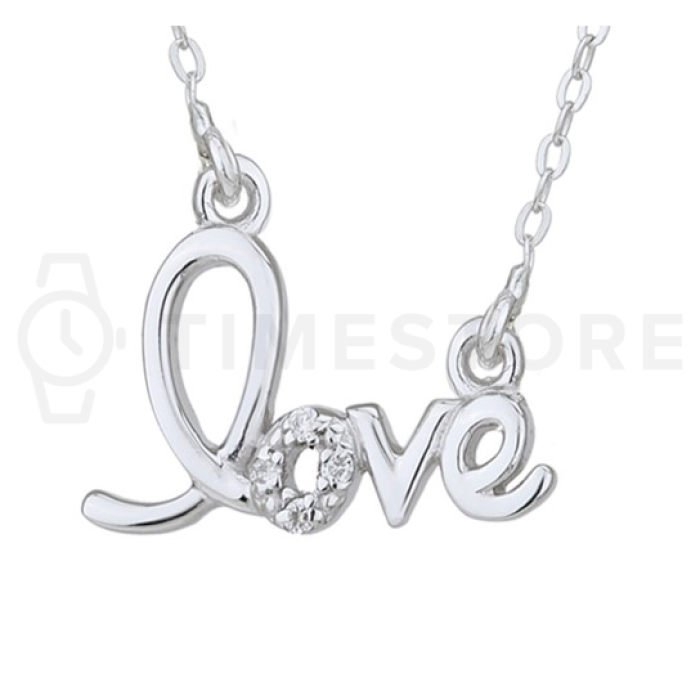 Colier din argint cu diamant