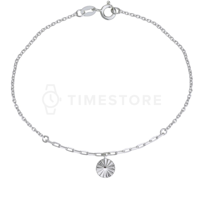 Сребърна гривна с висулка