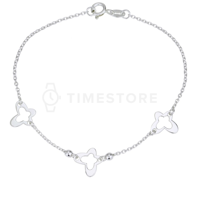 Сребърна гривна с висулки