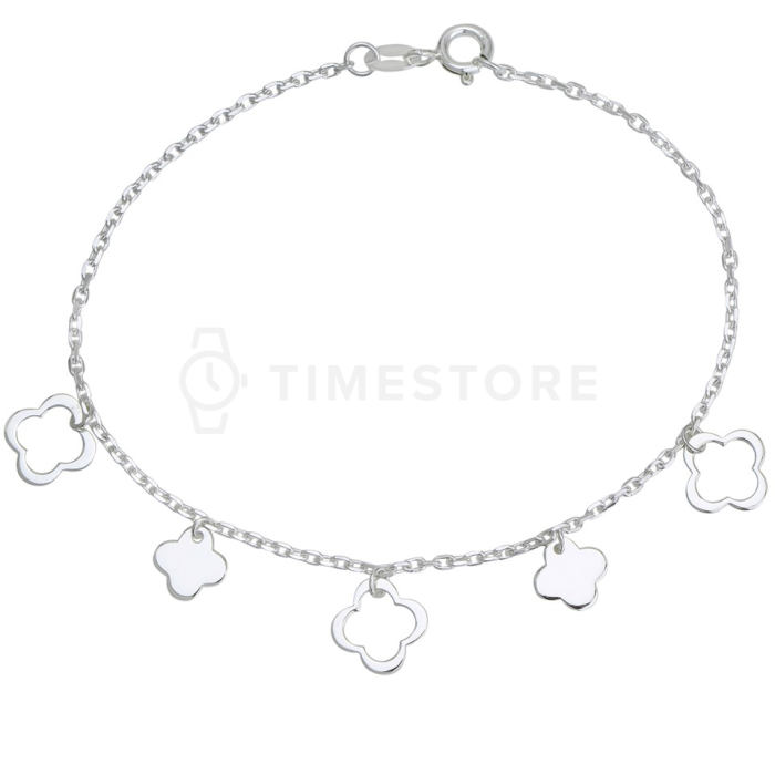 Stříbrný náramek s přívěsky