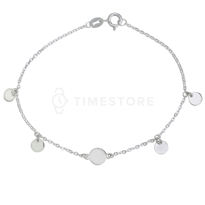 Сребърна гривна с висулки