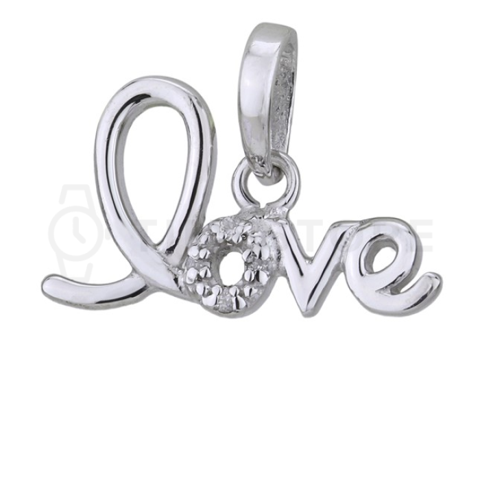 Ezüst medál gyémánttal