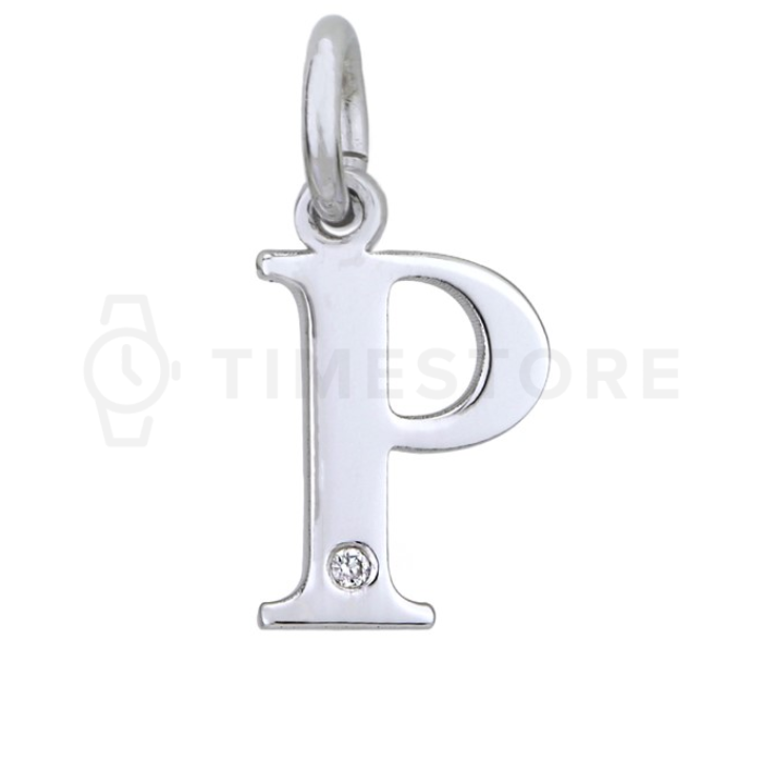 Pandantiv din argint cu diamant