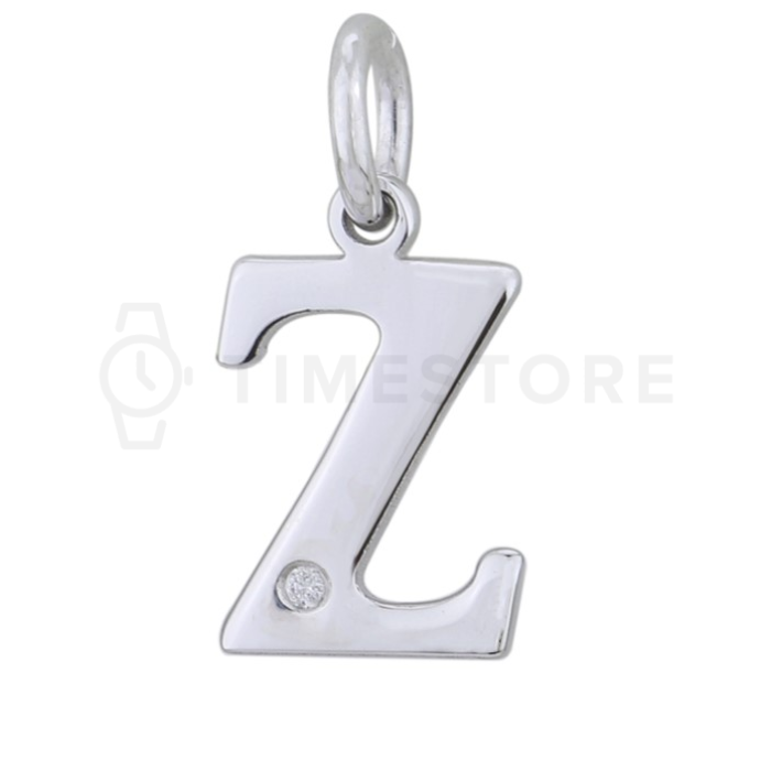 Pandantiv din argint cu diamant