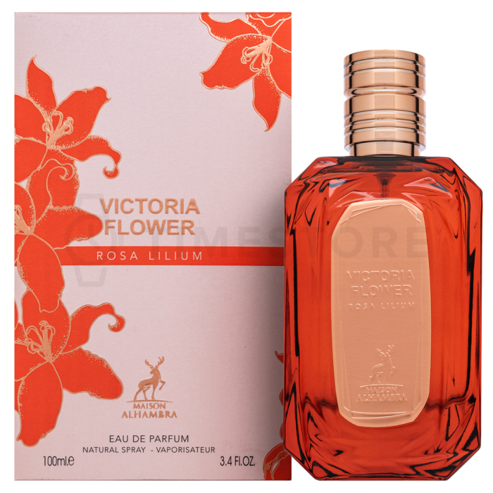 Maison Alhambra Victoria Flower Rosa Lilium Eau de Parfum para mujer 100 ml