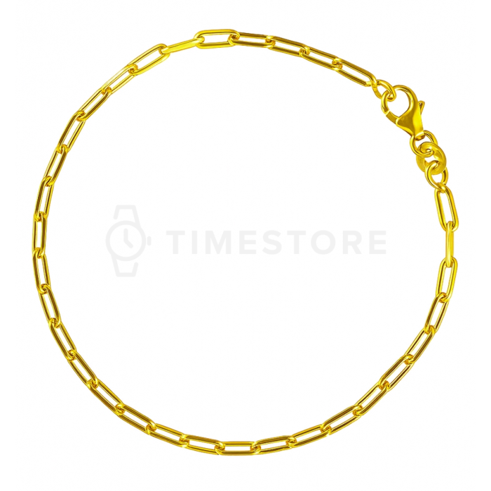 Catena d'argento color oro