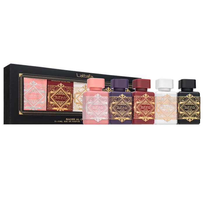 Lattafa Badee Al Oud Collection darilni komplet unisex Set 5 x 5 ml