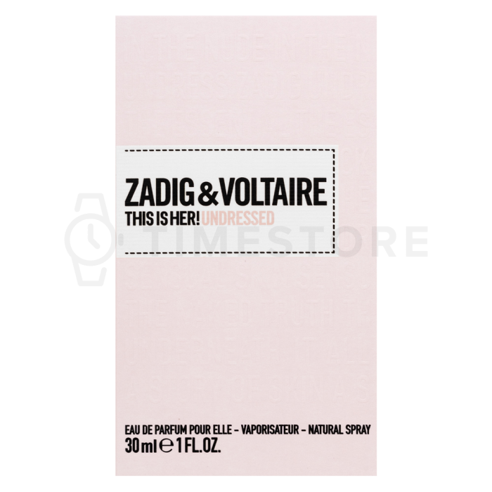 Zadig & Voltaire This Is Her! Undressed Eau de Parfum para mujer 30 ml