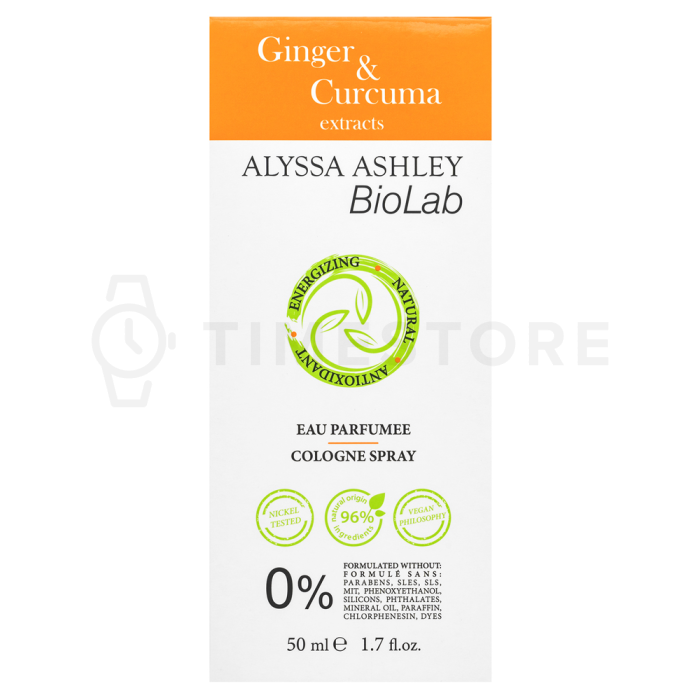Alyssa Ashley Biolab Ginger & Curcuma kolínská voda unisex 50 ml