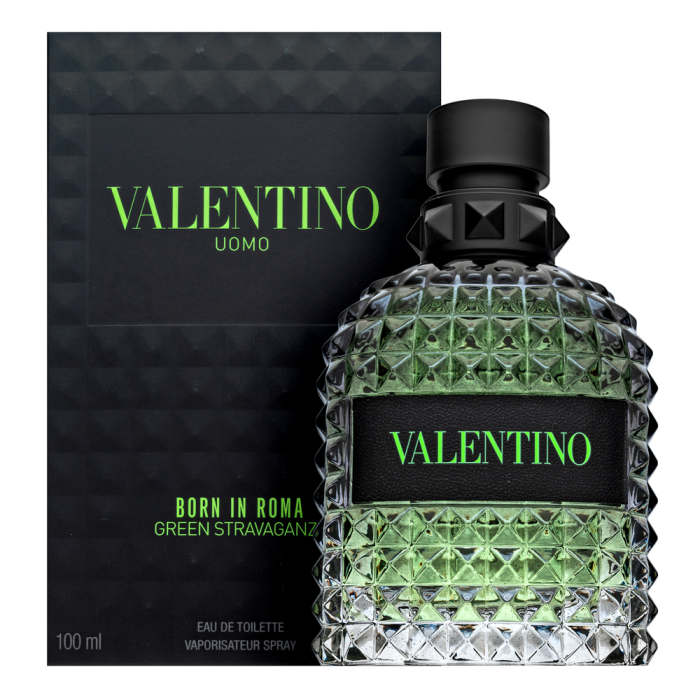 Valentino Uomo Born In Roma Green Stravaganza Eau de Toilette férfiaknak 100 ml