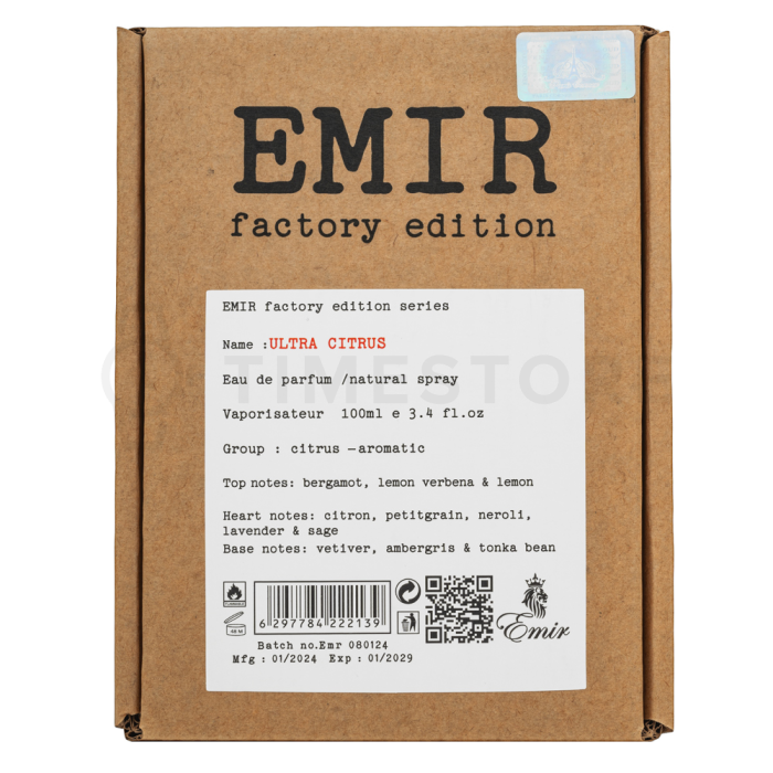 Emir Ultra Citrus Factory Edition Eau de Parfum uniszex 100 ml