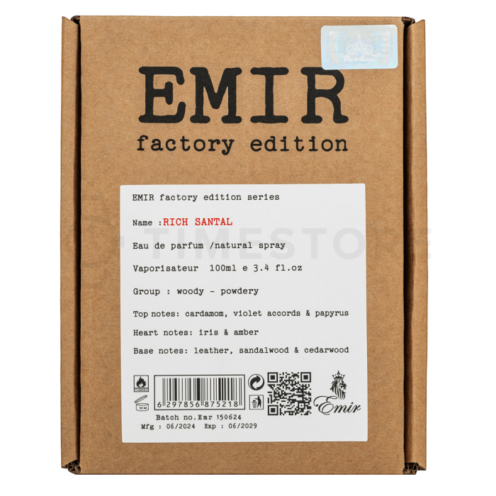Emir Rich Santal Factory Edition Парфюмна вода унисекс 100 ml