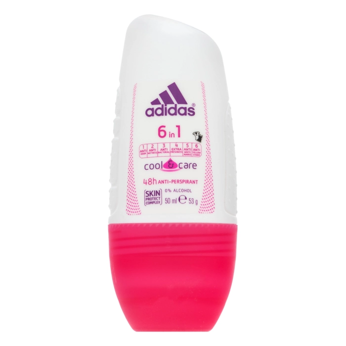 Adidas Cool & Care 6 in 1 dezodor roll-on nőknek 50 ml
