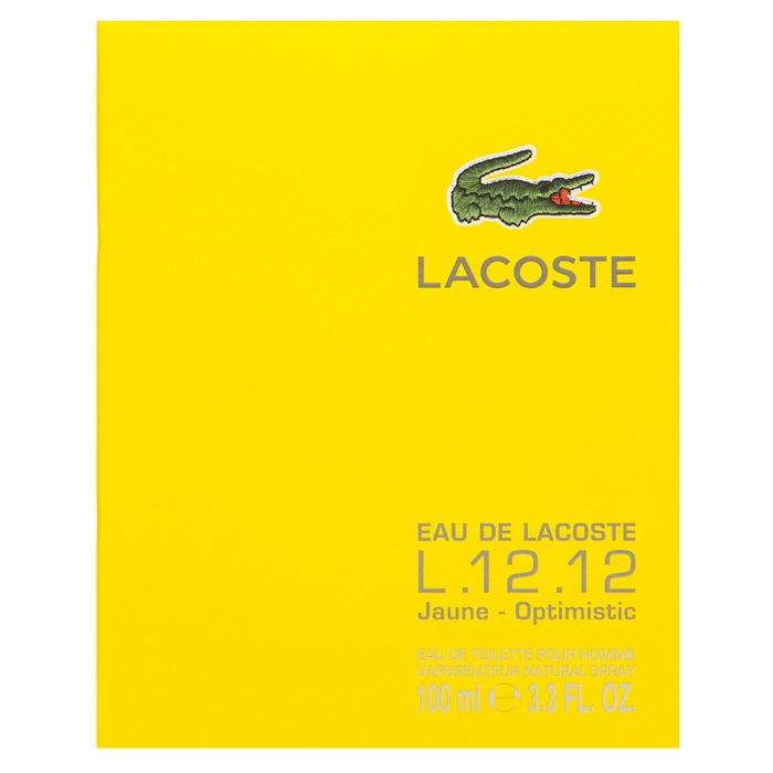 Lacoste Eau de Lacoste L.12.12. Jaune Eau de Toilette bărbați 100 ml