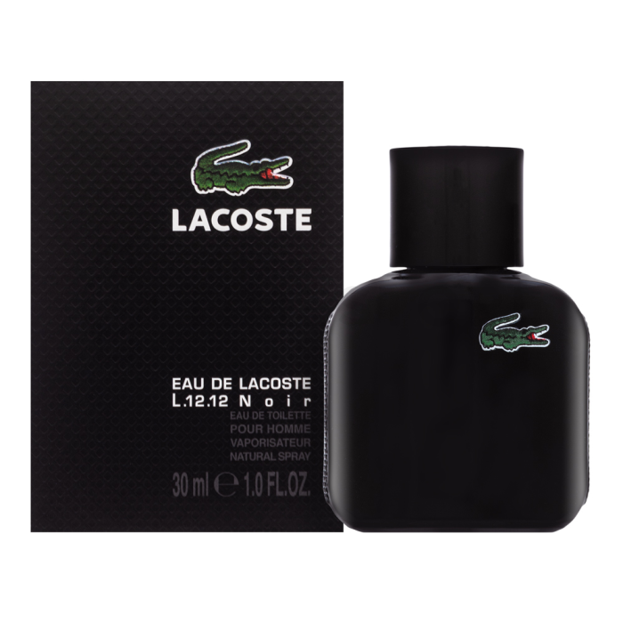 Lacoste Eau de Lacoste L.12.12. Noir Eau de Toilette bărbați 30 ml
