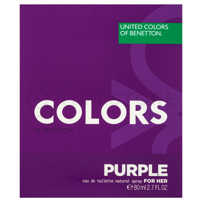 Benetton Colors de Benetton Purple Eau de Toilette nőknek 80 ml