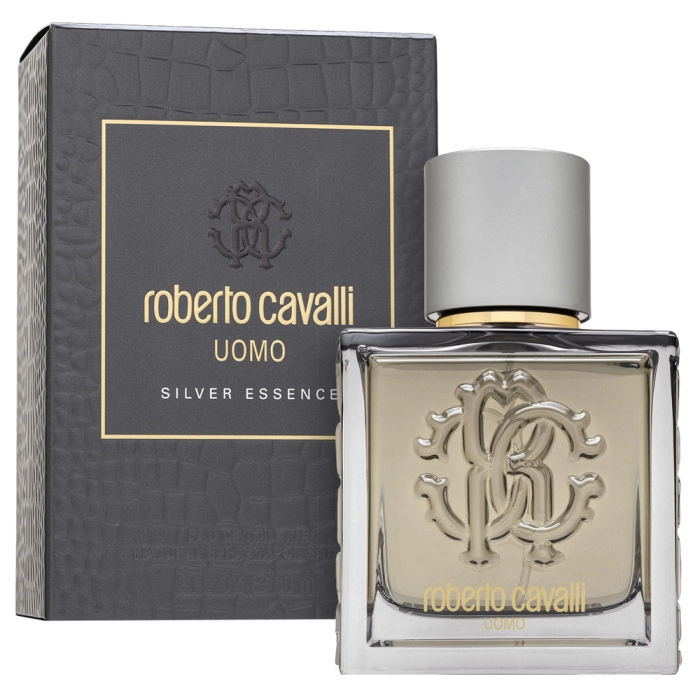 Roberto Cavalli Uomo Silver Essence тоалетна вода за мъже 60 ml