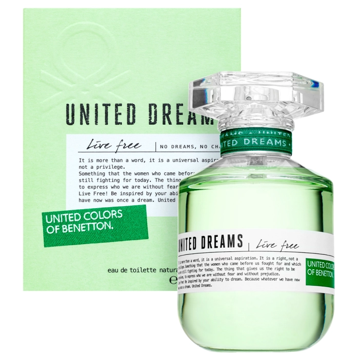 Benetton United Dreams Live Free тоалетна вода за жени 80 ml